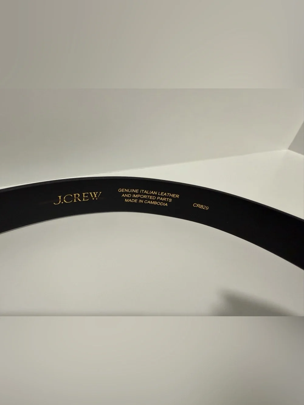 NEW J. Crew Western silver buckle belt in black Italian leather CR829 Medium